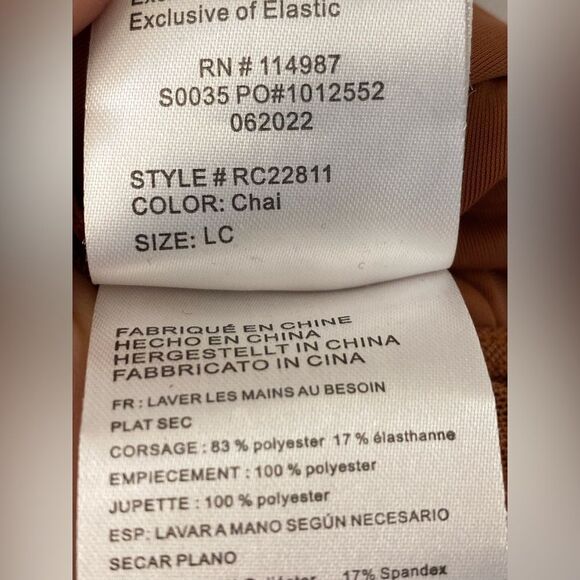 Revolution chai lyrical dance rhinestoned dress LIMITLESS RC22811 Orange LC - Picture 9 of 13